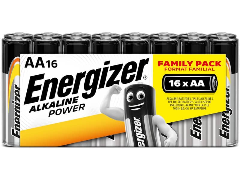 Batterie ENERGIZER Alkaline Power AA BP16 conf. da 16 - E300173003