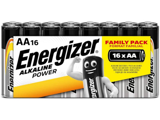 Batterie ENERGIZER Alkaline Power AA BP16 conf. da 16 - E300173003