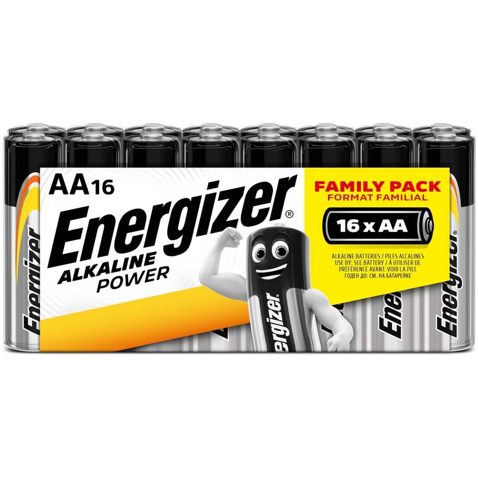 Batterie ENERGIZER Alkaline Power AA BP16 conf. da 16 - E300173003