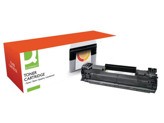Toner Q-Connect compatibile con HP CE285A - nero KF14939