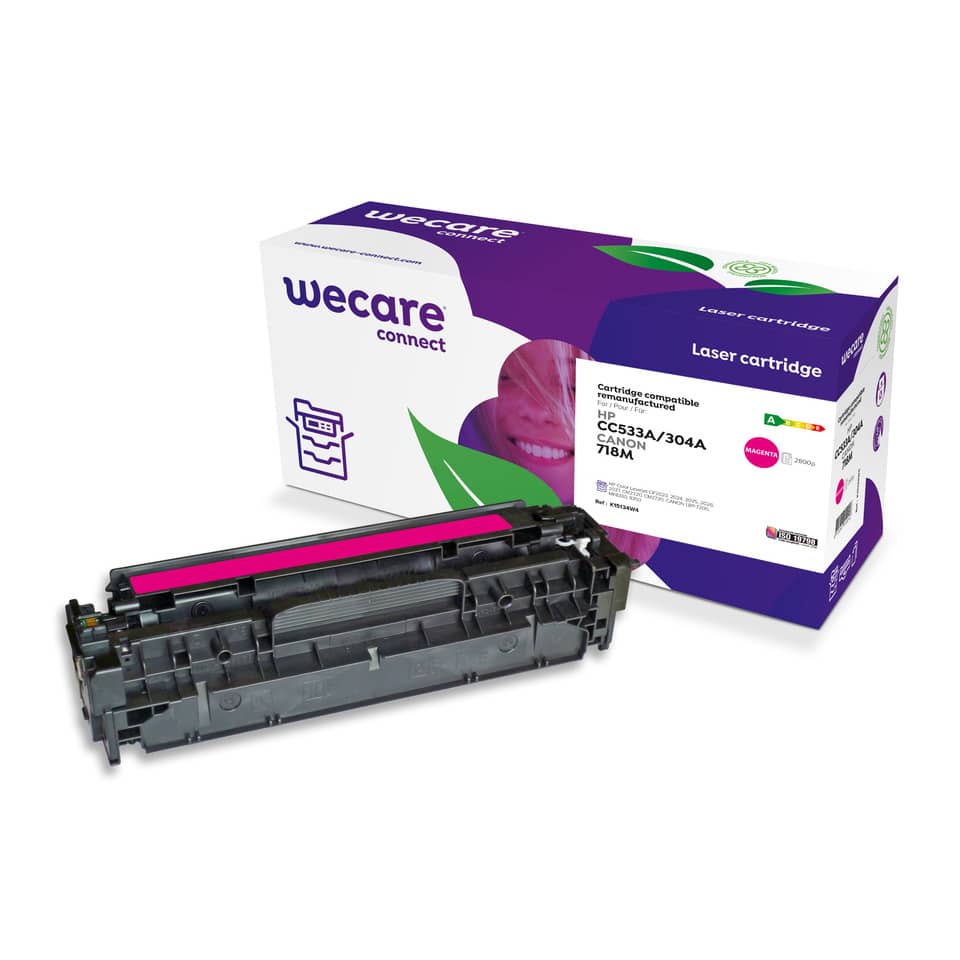 Toner WECARE compatibile con HP CC532A - magenta K15134W4
