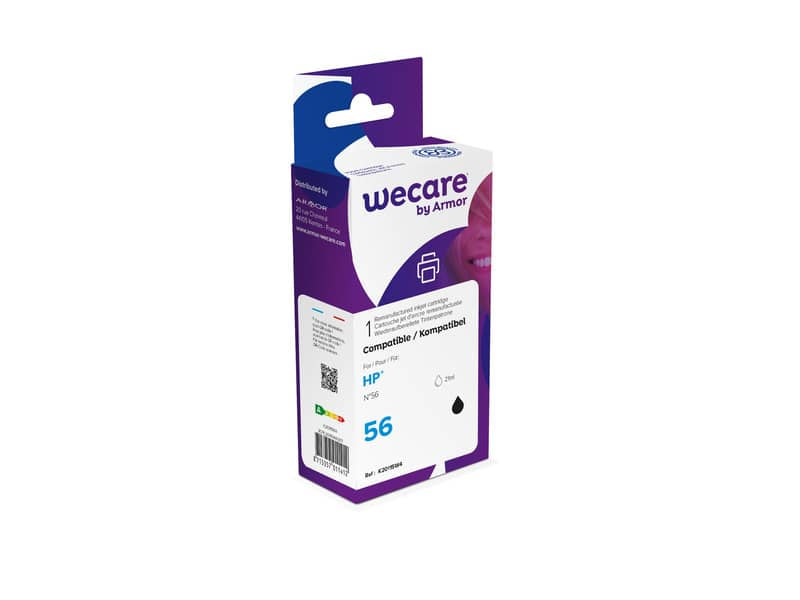 Cartuccia inkjet WECARE compatibile con HP C6656AE - nero K20115W4