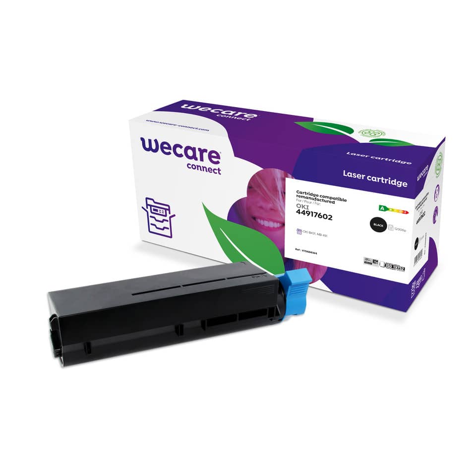 Toner WECARE compatibile con Oki 44917602 - nero K15666W4