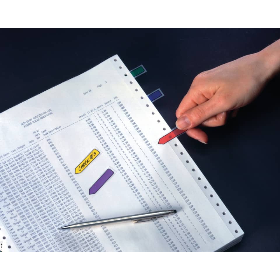 Segnapagina removibili Post-it® Index Mini "Freccia" classici assortiti 4 confezioni da 24 - 684ARR3