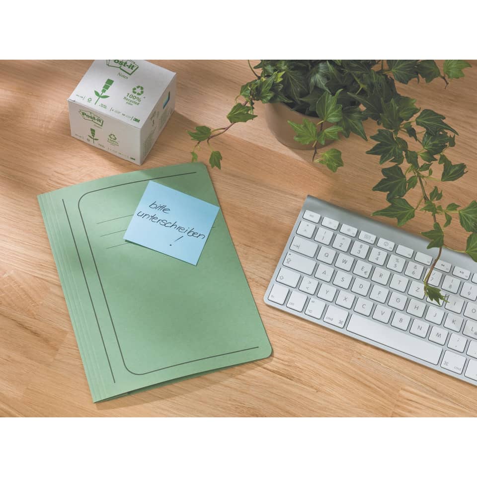 Foglietti Post-it® Notes Giallo in carta riciclata conf. torre da 24 blocchetti da 100 ff - 653-1T