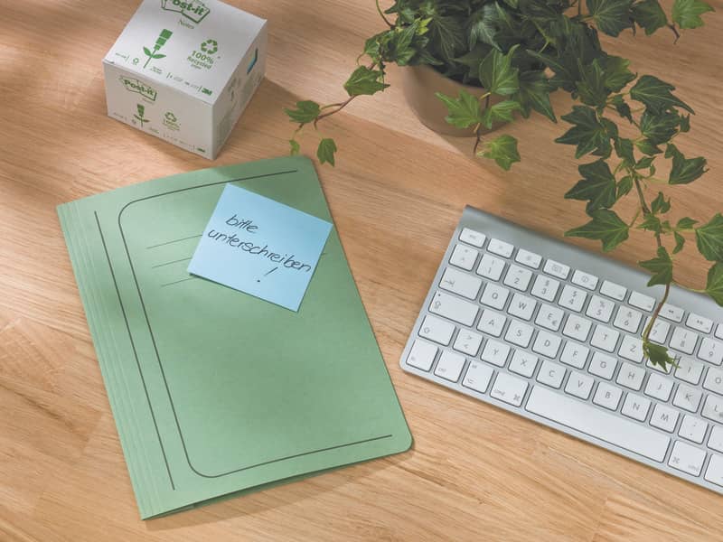 Foglietti Post-it® Notes Giallo in carta riciclata conf. torre da 24 blocchetti da 100 ff - 653-1T