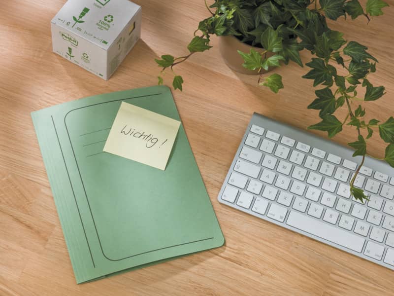 Foglietti Post-it® Notes Giallo in carta riciclata conf. torre da 24 blocchetti da 100 ff - 653-1T