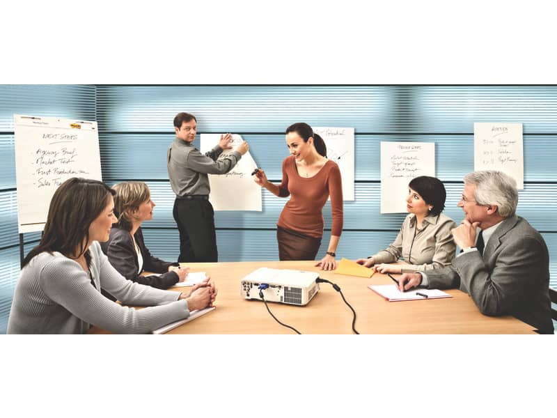 Blocco di fogli da parete Post-it® Super Sticky 63,5x77,5 cm bianco Conf. 2 pezzi - 559
