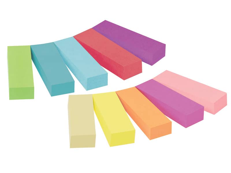 Segnapagina removibili in carta Post-it® Notes Markers assortiti 10 blocchetti da 50 fogli - 670-10AB-EU