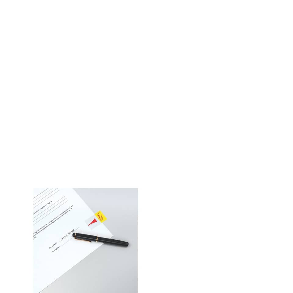 Segnapagina removibili Post-it® Index Medium "Firma qui" 50 fogli giallo 680-31