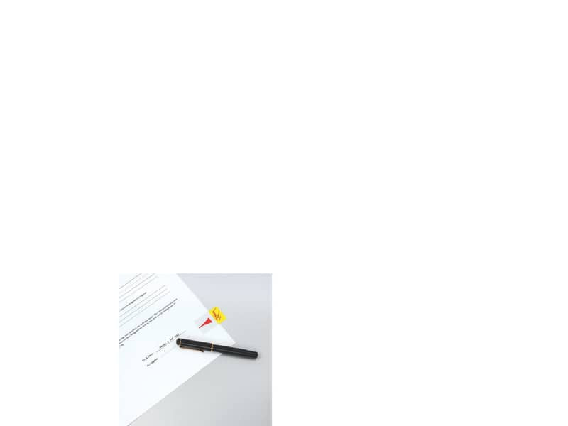 Segnapagina removibili Post-it® Index Medium "Firma qui" 50 fogli giallo 680-31