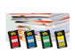 Segnapagina removibili Post-it® Index Medium con dispenser arancione 50 segnapagina - 680-4