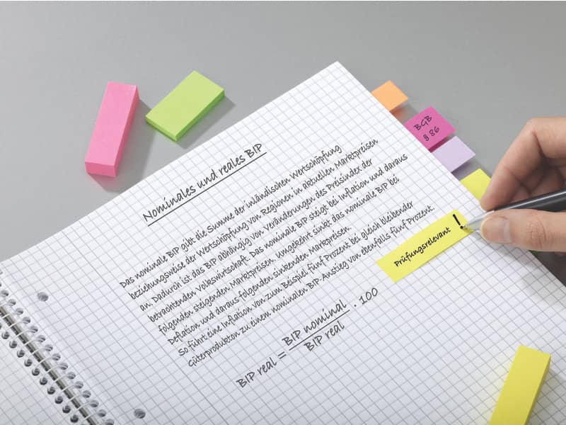 Segnapagina removibili in carta Post-it® Index Mini neon assortiti Confezione da 3x100 - 671-3