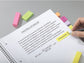 Segnapagina removibili in carta Post-it® Index Mini neon assortiti Confezione da 3x100 - 671-3