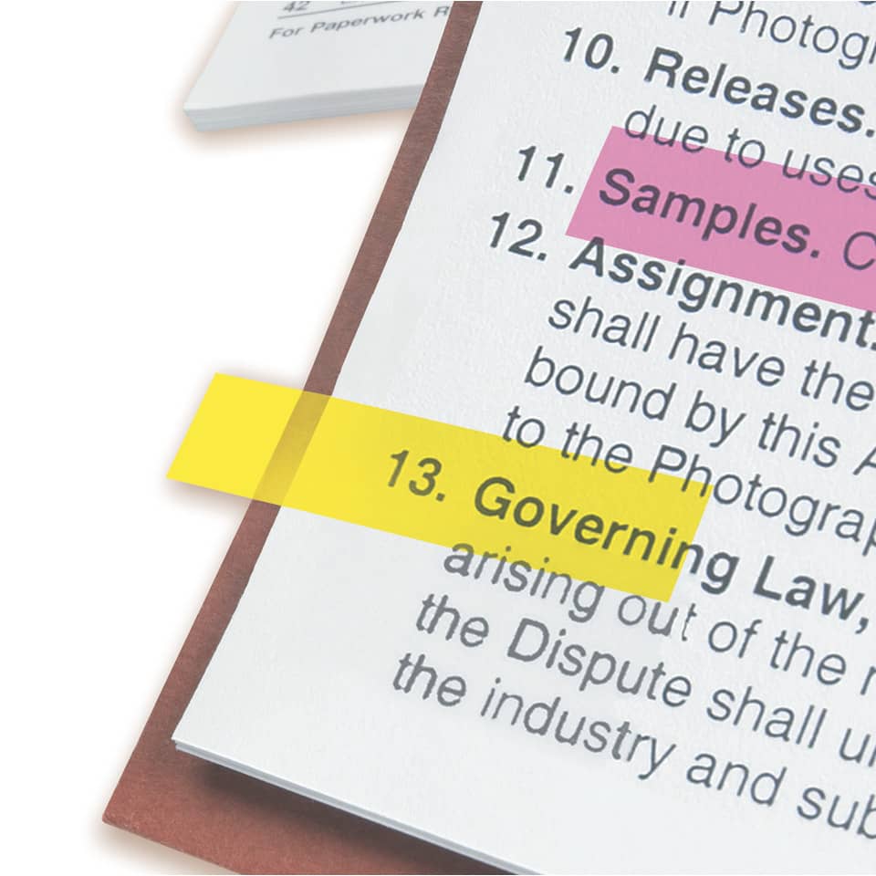 Segnapagina removibili Post-it® Index Mini full color con dispenser fluo assortiti  Confezione da 100 - 683-HF5EU
