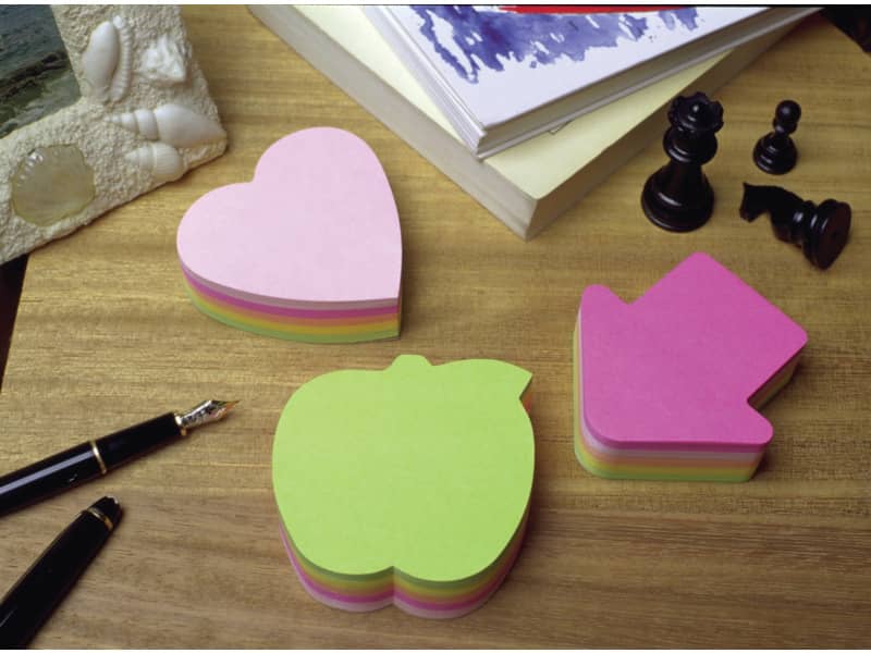 Foglietti riposizionabili colorati Post-it® Notes cubo sagomato freccia 250 ff - 2007A