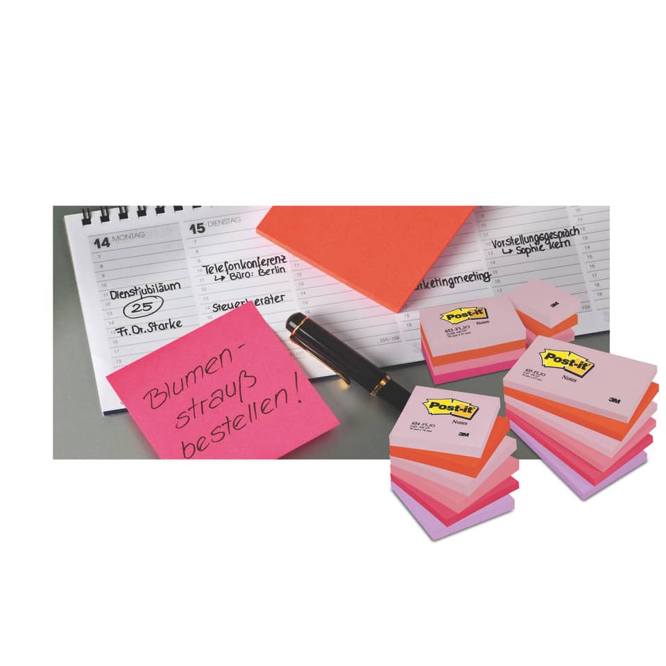 Foglietti riposizionabili classici Post-it® Notes 51x76 mm 100 ff Giallo Canary™  conf. da 12 - 656