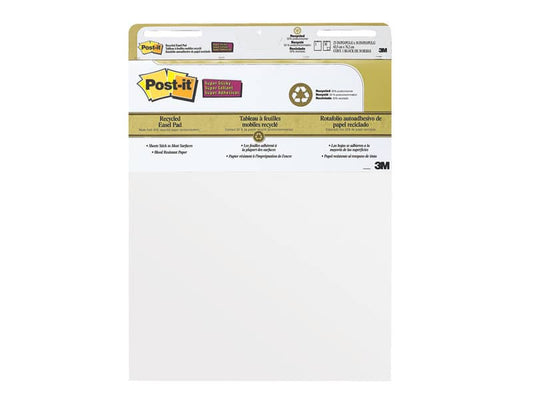 Blocco di fogli da parete Post-it® Super Sticky 63,5x 77,5 cm bianco Conf.2 pezzi - 559RP