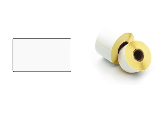 Etichette adesive in rotoli per stampanti trasf.Termico Printex 50x30 mm bianco permanente 5000 pezzi - ETT5030