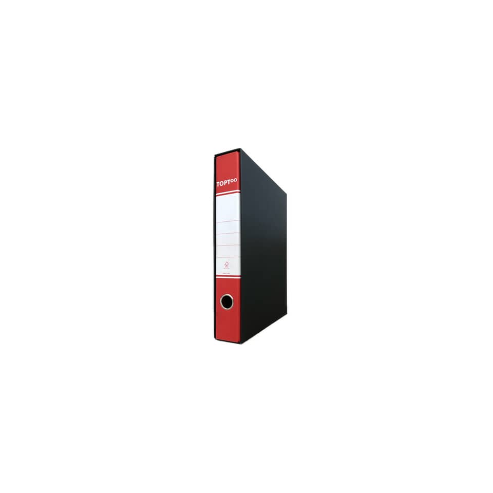 Registratore commerciale TOPToo con custodia dorso 5 cm rosso 23x30 cm - RMU5RO