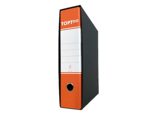Registratore protocollo TOPToo con custodia dorso 8 cm arancio 23x33 cm - RMP8AR