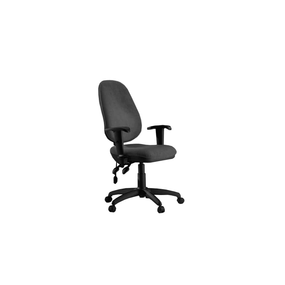 Sedia operativa girevole Unisit Oberon OBOB - rivestimento Eco nero OBOB/EN