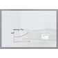 Lavagna magnetica in vetro Artverum SIGEL 180x120x1,8 cm bianco RGL230