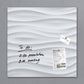 Lavagna magnetica in vetro Artverum SIGEL 48x48x1,5 cm White Wave RGL256