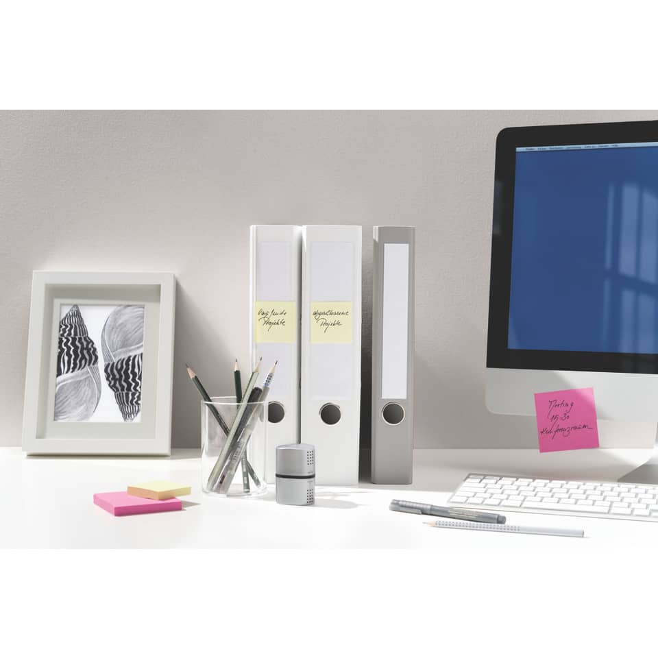 Foglietti riposizionabili Post-it® Super Sticky Notes 47.6x47.6 mm Giallo Canary™ blocchetto 90 ff - 622-12SSCY-EU