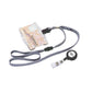 Portabadge rigido Durable 85x54 mm con clip di sicurezza orientabile trasparente Conf. 25 pezzi - 811819