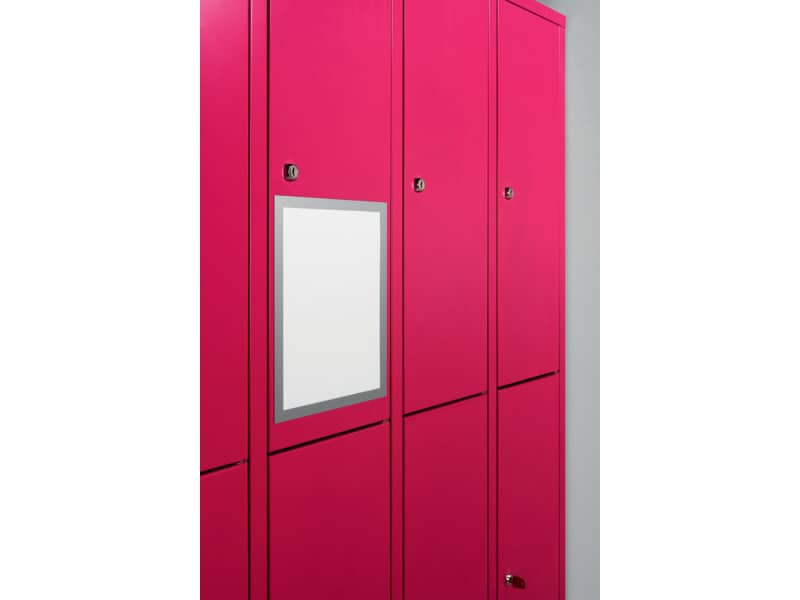 Cornici con pannello magnetico Durable DURAFRAME® MAGNETIC A4 PVC rigido argento met. 236x323 mm conf. 5 - 486923
