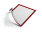 Cornici con pannello magnetico DURABLE DURAFRAME® MAGNETIC A4 PVC rigido rosso 236x323 mm  conf. 5 - 486903