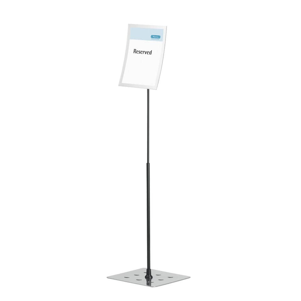 Espositore da terra DURABLE DURAVIEW® STAND A4 argento metallizzato - 498123