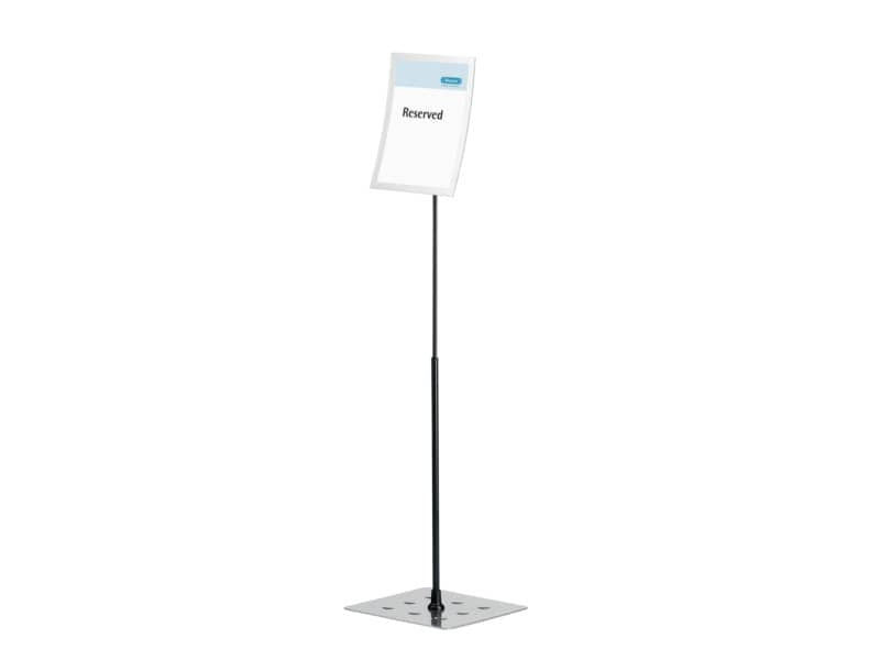 Espositore da terra DURABLE DURAVIEW® STAND A4 argento metallizzato - 498123