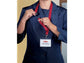 Cordoncino per portabadge DURABLE tessuto blu scuro 20mm x 44cm conf. 10 - 813707