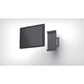 Porta tablet da muro DURABLE per tablet da 7" a 13" argento metallizzato 8,5x5x18cm - 893323