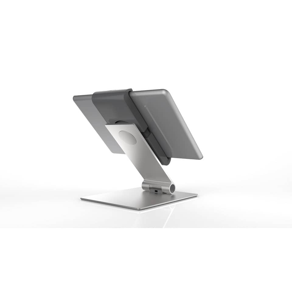 Porta tablet da tavolo DURABLE per tablet da 7" a 13" argento metallizzato 15,5x24,2x18,3cm - 893023