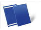 Tasche per identificazione Durable con bande adesive blu f.to esterno mm. 233x 313x1,7- inserto A4 vert. cf. 50- 179707