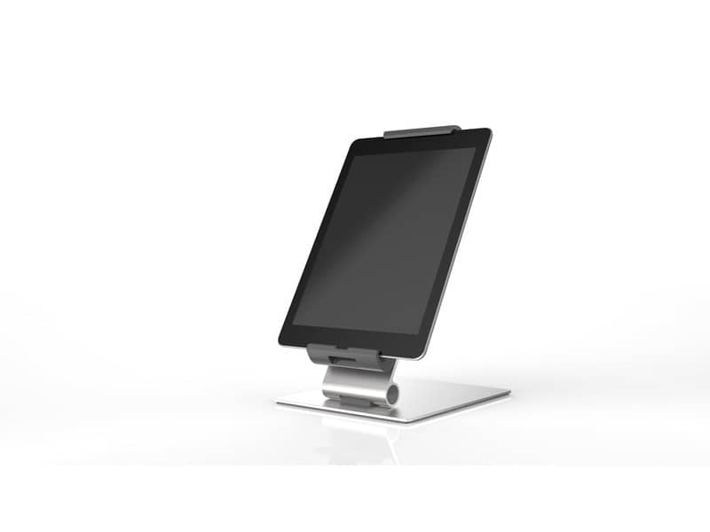 Porta tablet da tavolo DURABLE per tablet da 7" a 13" argento metallizzato 15,5x24,2x18,3cm - 893023