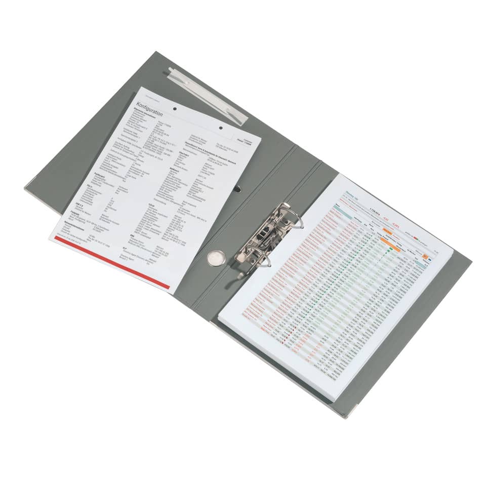 Pressini fermafogli DURABLE FLEXIFIX® CONFEZIONE RETAIL bianco 150x20mm conf. 10 - 691602