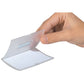 Portanomi DURABLE CLICK FOLD CON COMBI CLIP polipropilene trasparente inserto 54x90mm  conf. 25 - 821419