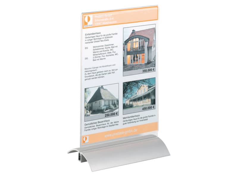Espositore portastampati da tavolo DURABLE PRESENTER A4 trasparente 858919
