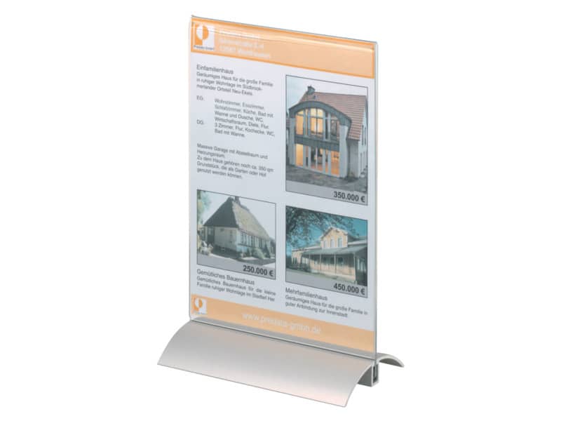 Espositore portastampati da tavolo DURABLE PRESENTER A4 trasparente 858919