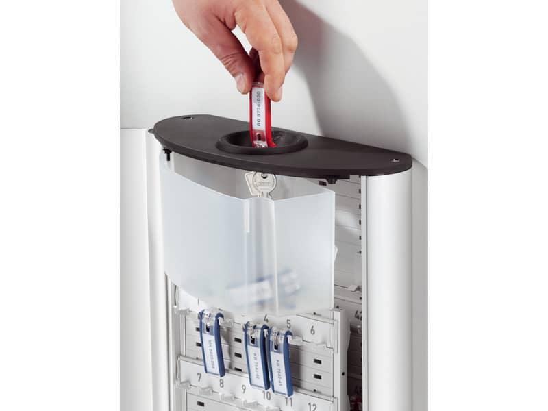 Cassetta portachiavi DURABLE KEY BOX PLUS 54 posti alluminio argento met. serratura a combinazione - 196823