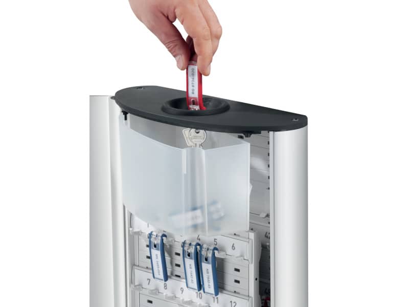 Cassetta portachiavi DURABLE KEY BOX PLUS 54 posti alluminio argento met. serratura a combinazione - 196823