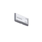 Targhe DURABLE CLICK SIGN ABS trasparente/grafite 149x52,5 mm 486037
