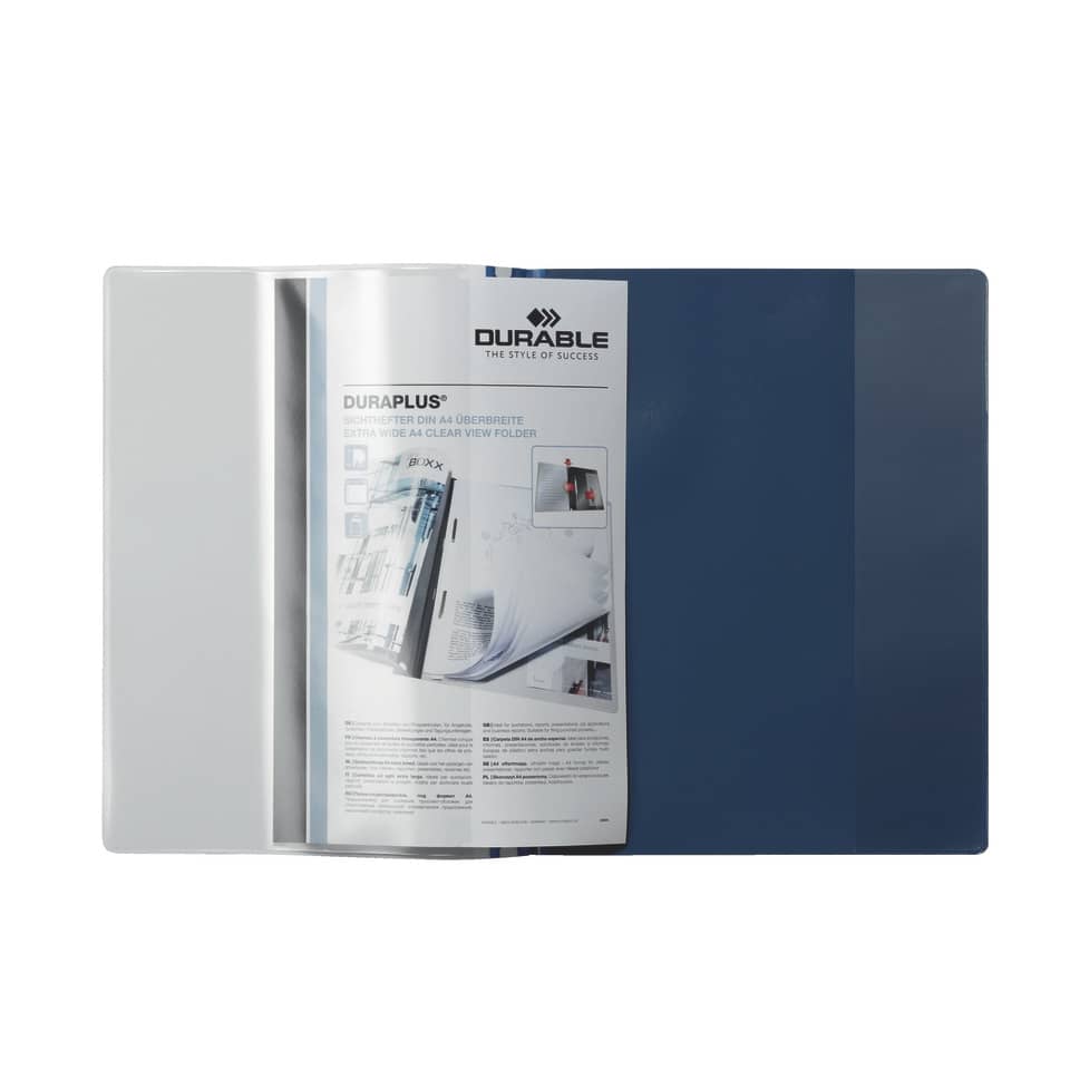 Cartellina ad aghi DURABLE DURAPLUS® A4 blu 257907