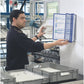 Leggio da parete DURABLE VARIO® WALL 5 pannelli A4 metallo/polipropilene blu 555107
