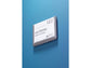 Targhe DURABLE CLICK SIGN ABS trasparente/grafite 149x105,5 mm 486137