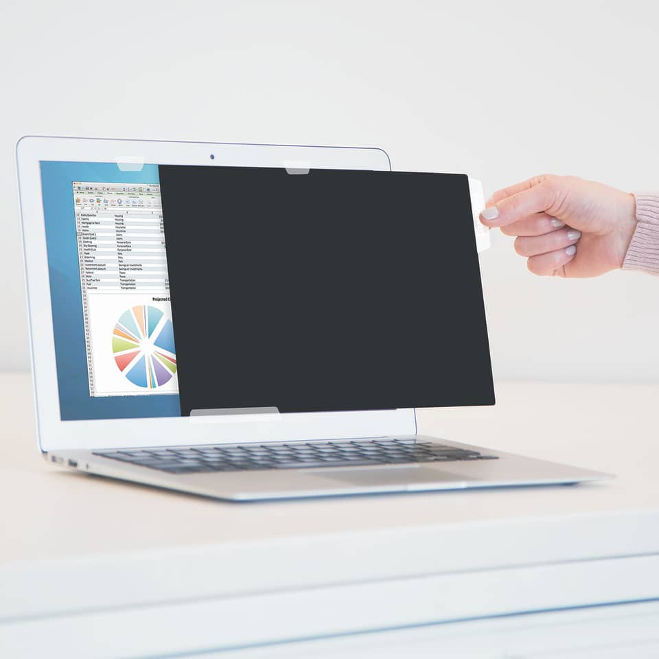 Filtri privacy Fellowes per monitor 14 pollici W.S.  nero 4812001